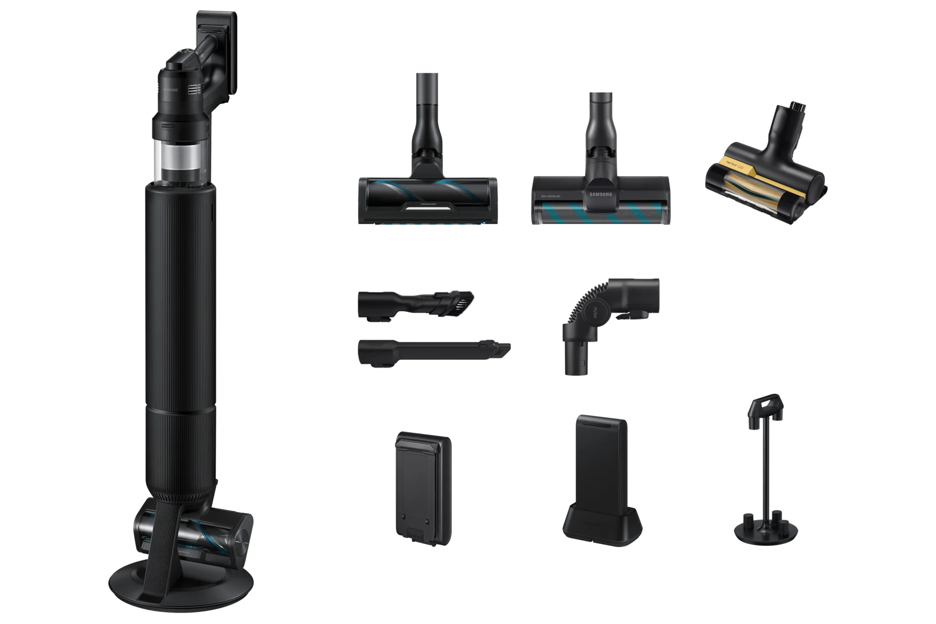 Samsung Bespoke AI Jet Ultra Akku+ CompleteClean, 1050 W Motorleistung, Satin Black