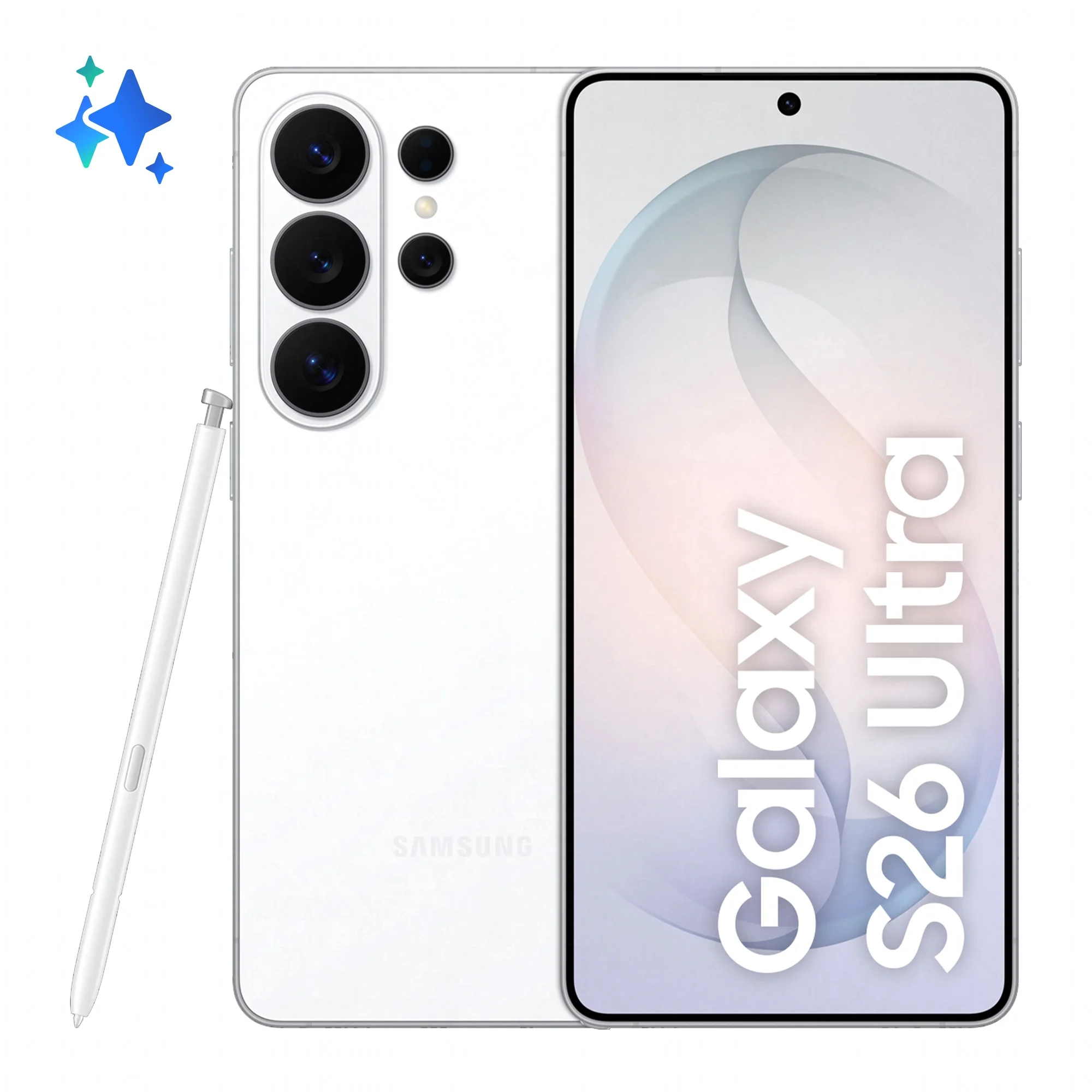 Samsung Galaxy S26 Ultra 17,5 cm (6.9") Dual-SIM Android 16.0 5G USB Typ-C 16 GB 1 TB 5000 mAh Weiß