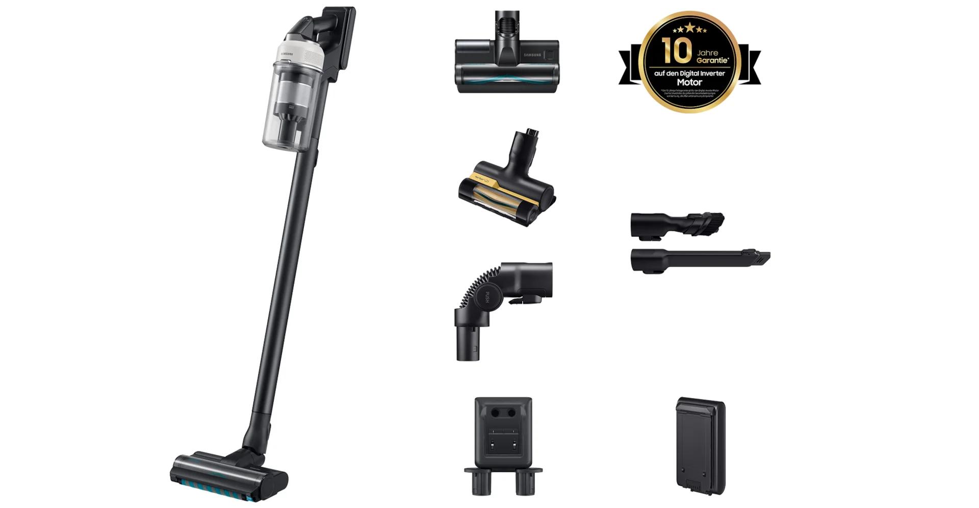 Samsung Jet 85S PetPRO mit 2-in-1 Ladestation, 770 W Motorleistung