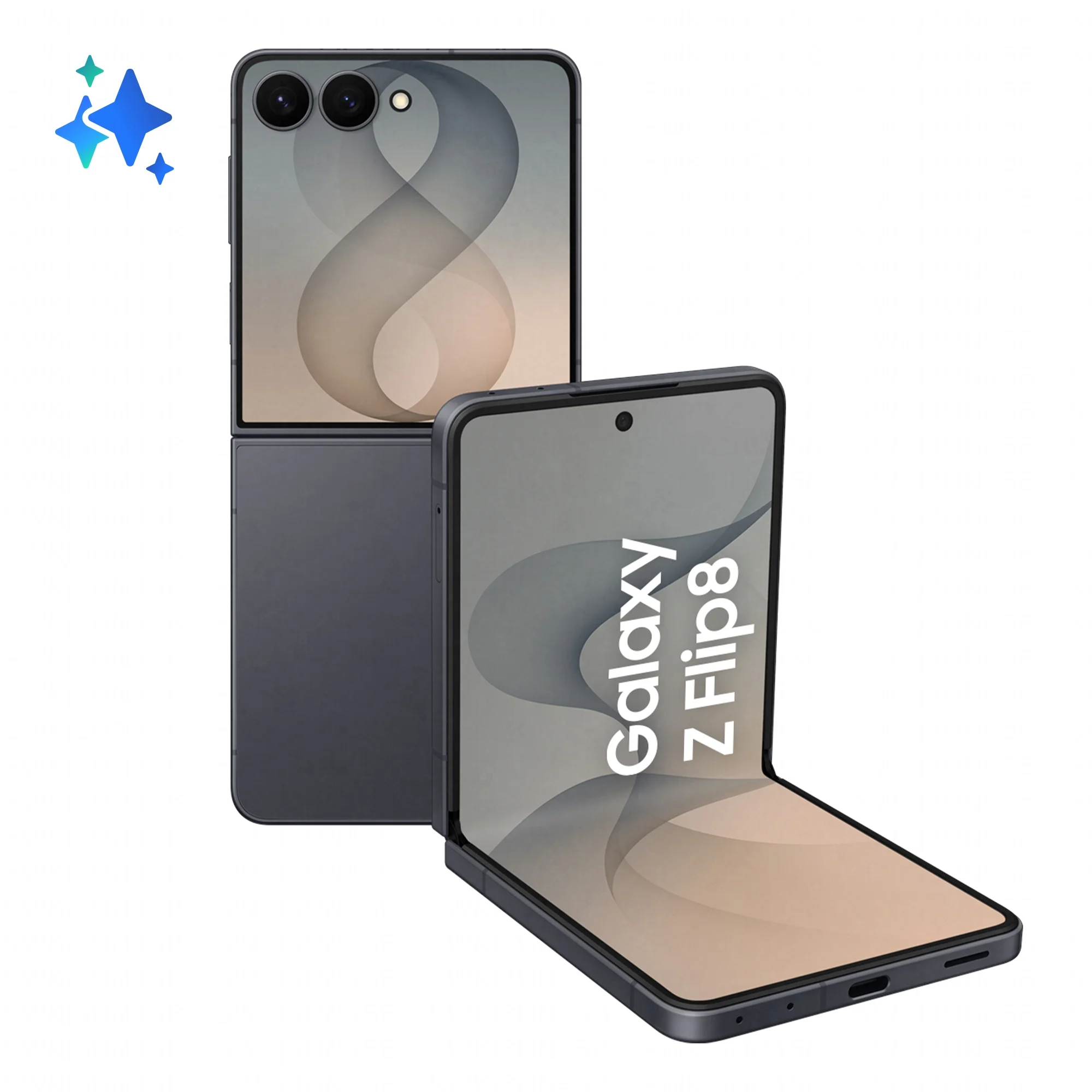 Samsung Galaxy Z Flip8 17,5 cm (6.9") Dual-SIM 5G USB Typ-C 12 GB 512 GB 4300 mAh Graphit
