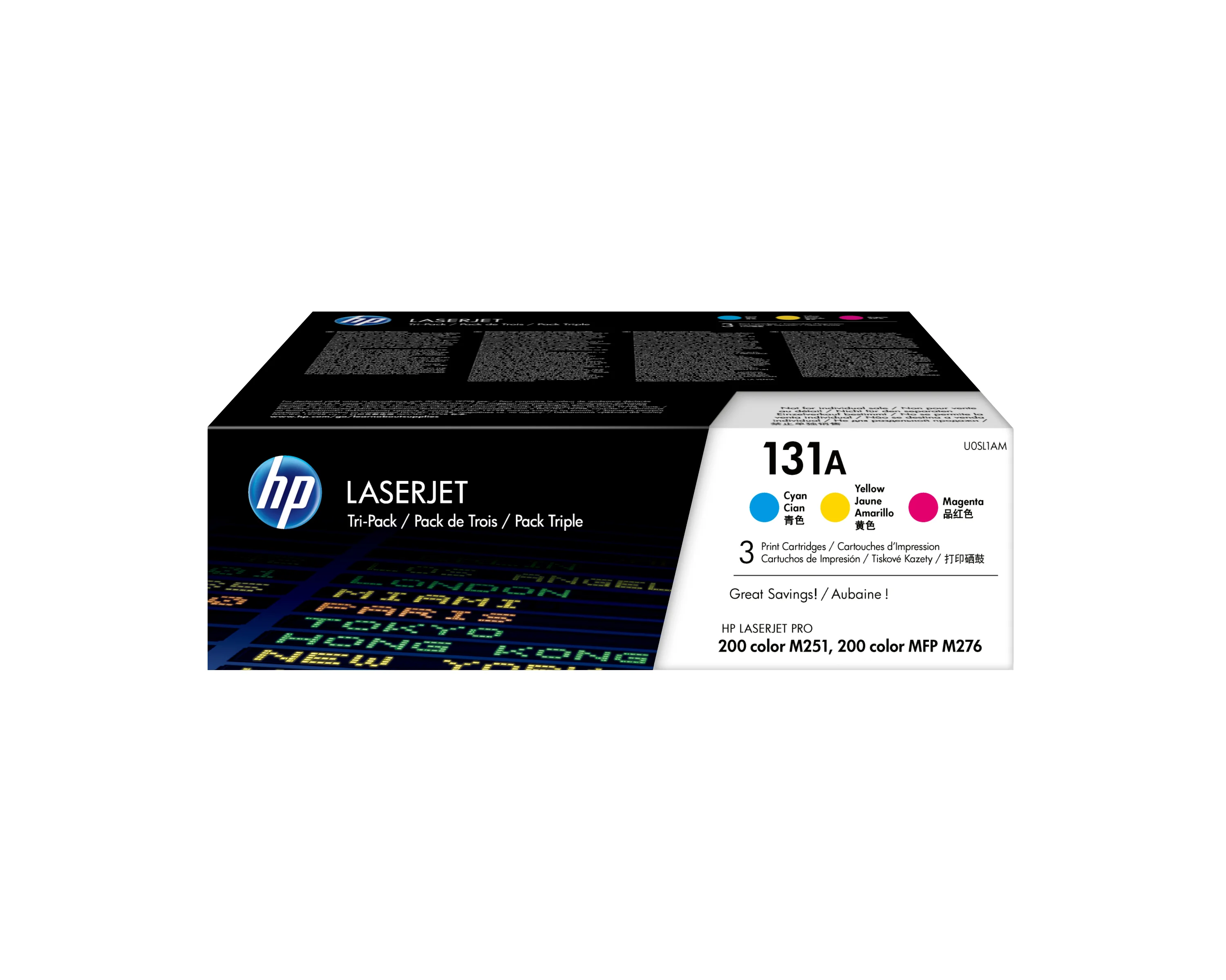 HP 131A 3er-Pack Cyan/Magenta/Gelb Original LaserJet Tonerkartuschen