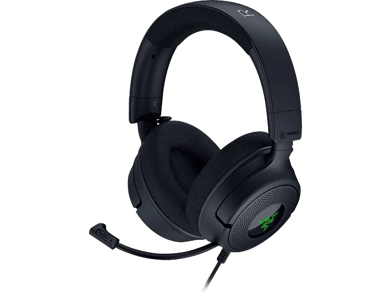RAZER Kraken V4 X, Kabelgebundenes Multiplattform RGB, Over-ear Gaming Headset Schwarz
