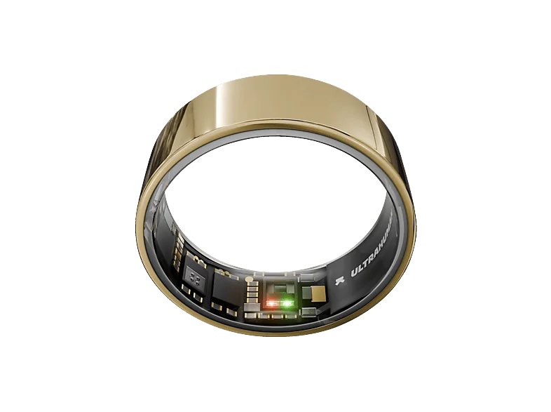 ULTRAHUMAN Ring AIR – Schlaf- und Fitness-Tracker, Smart für Frauen Männer, Bionic Gold (Größe 5) Smartring